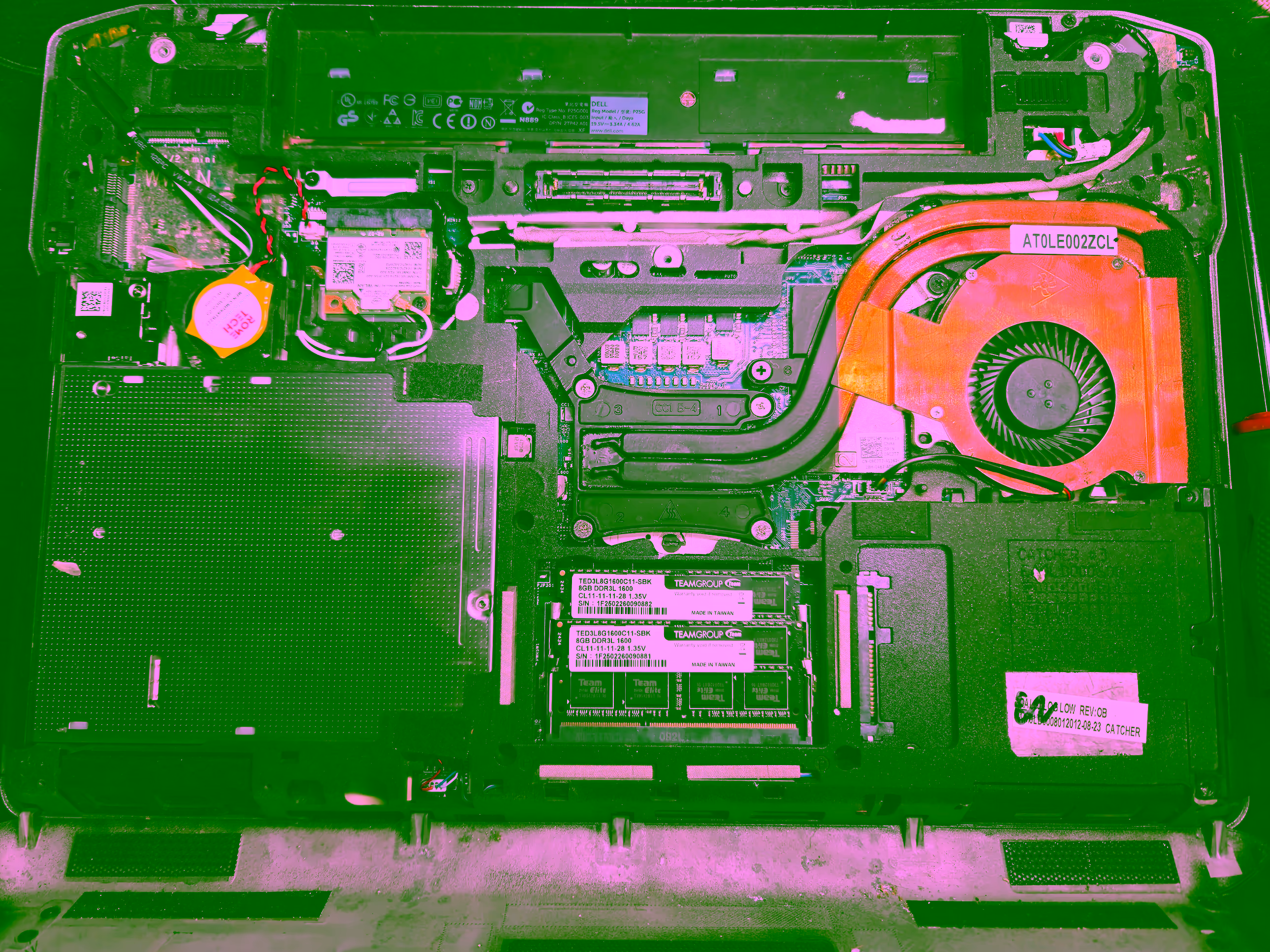 Image of E6430 opened up