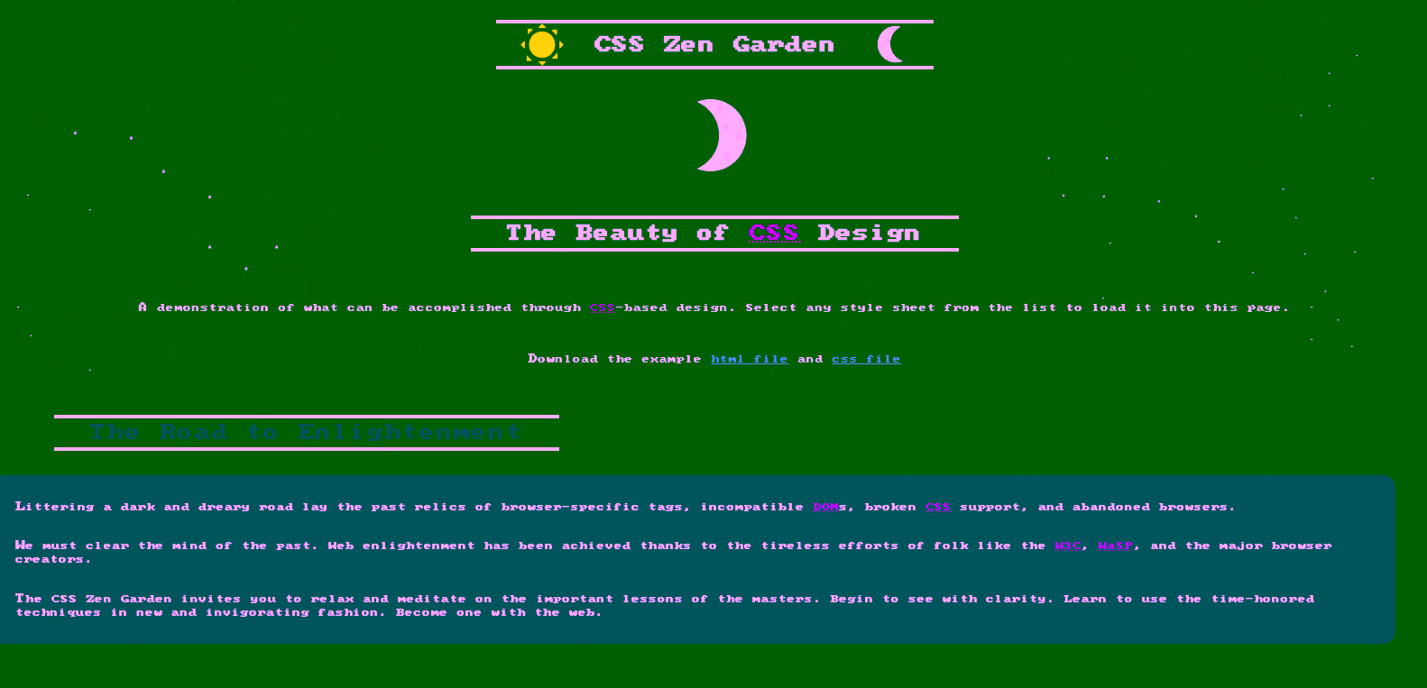 Image of CSS Zen Garden